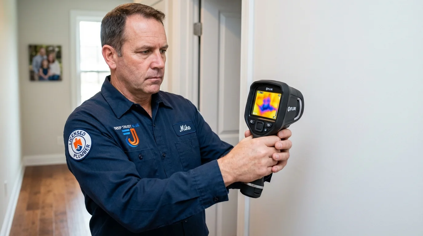 Thermal imaging leak detection by Johns Plumbing LLC in Mont Alto